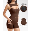 image:imagePopilush Seamless Romper for Women Built in Bra Yoga Athletic Backless JumpsuitBrown