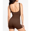 image:imagePopilush Seamless Romper for Women Built in Bra Yoga Athletic Backless JumpsuitBrown