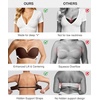 image:imagePopilush Strapless Bras for Women Push Up Bra Non Slip Wireless Supportive Padded Bras Seamless Comfortable Tube BraBrown