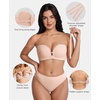 image:imagePopilush Strapless Bras for Women Push Up Bra Non Slip Wireless Supportive Padded Bras Seamless Comfortable Tube BraSkin