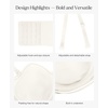 image:imagePopilush Strapless Push Up Minimizer Bras for Women Bandeau Support Unlined Bra No Padding Underwire Everyday Bras Tube TopIvory
