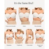 image:imagePopilush Strapless Push Up Minimizer Bras for Women Bandeau Support Unlined Bra No Padding Underwire Everyday Bras Tube TopIvory