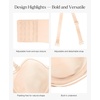 image:imagePopilush Strapless Push Up Minimizer Bras for Women Bandeau Support Unlined Bra No Padding Underwire Everyday Bras Tube TopPink