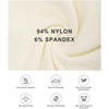 image:imagePopilush White Jumpsuits for Women BuiltIn Bra Square Neck Ribbed Bodycon Workout Seamless Leggings M