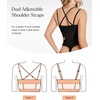 image:imagePopilush Women Mesh Shapewear Bodysuit Tummy Control Going Out Corset Tops Built in Bra Body SuitsBlack