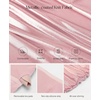 image:imagePopilush Women Off Shoulder Cocktail Dress with Builtin Bra Shapewear Ruched Metallic Mini Bodycon DressPink
