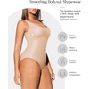 image:imagePopilush Shapewear Bodysuit Built in Bra Square Neck Tank Top Body Suits for Women Tummy Control Sleeveless TopsBeige