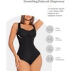 image:imagePopilush Shapewear Bodysuit Built in Bra Square Neck Tank Top Body Suits for Women Tummy Control Sleeveless TopsBlack