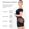 image:imagePopilush Womens Shapewear Midi Dress Off Shoulder Wrap V Neck Formal Wedding Guest Cocktail Dresses Bodycon Evening GownsA1blackmidi Dress