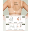 image:imageWireless Bra Pushup Bras for Women Seamless Bras with Support and Lift Comfortable Bralettes No Underwire Comfy Deep V Tshirt Bra Skin