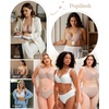 image:imagePopilush Minimizer Bras for Women Full Coverage Unlined Underwire Comfortable Lift Bra for Large BreastsBlack