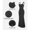 image:imagePopilush Shapewear Dress Bodycon Split Maxi Dress with Build in Shapewear 2025 Trending Dresses for WomenBlacksquare Neck Dress