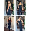 image:imagePopilush Shapewear Dress Bodycon Split Maxi Dress with Build in Shapewear 2025 Trending Dresses for WomenBlacksquare Neck Dress