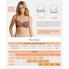 image:imagePopilush Strapless Bras for Women Sheer Mesh See Through Bra Non Slip Underwire Unlined No Padding Sexy ComfortableBrown