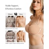 image:imagePopilush Strapless Bras for Women Sheer Mesh See Through Bra Non Slip Underwire Unlined No Padding Sexy ComfortableNude
