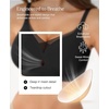 image:imagePopilush Womens Wireless Push Up Bra No Underwire Comfortable Supportive Mesh Crossover Bralette Seamless Everyday Tshirt BraBlack