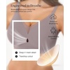 image:imagePopilush Womens Wireless Push Up Bra No Underwire Comfortable Supportive Mesh Crossover Bralette Seamless Everyday Tshirt BraGrey