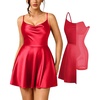 image:imagePopilush A Line Mini Corset Dress  Shapewear Tummy Control for Birthday Party Cocktail Date Night Outfits ClubRed