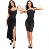 Black-square Neck Dress