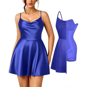 image:imagePopilush A Line Mini Corset Dress  Shapewear Tummy Control for Birthday Party Cocktail Date Night Outfits ClubBlue