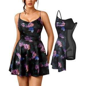 image:imagePopilush A Line Mini Corset Dress  Shapewear Tummy Control for Birthday Party Cocktail Date Night Outfits ClubFloral